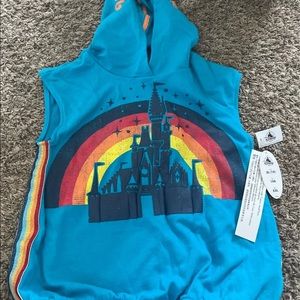 Disney hoodie cut off